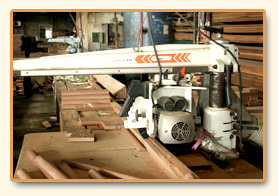 Radial arm saw, second station.