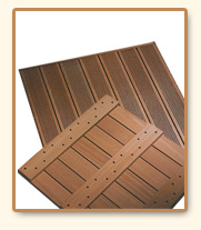 Bangkirai tile lams, 15 by 69 millimetre, smooth finish.