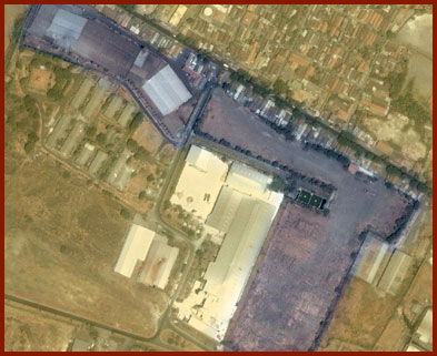 Aerial view of the PT Kayu Merapi Internusa mill site, Gresik.
